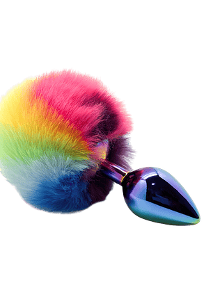 Plug Anal Metálico Multicolor Wooomy Filippi