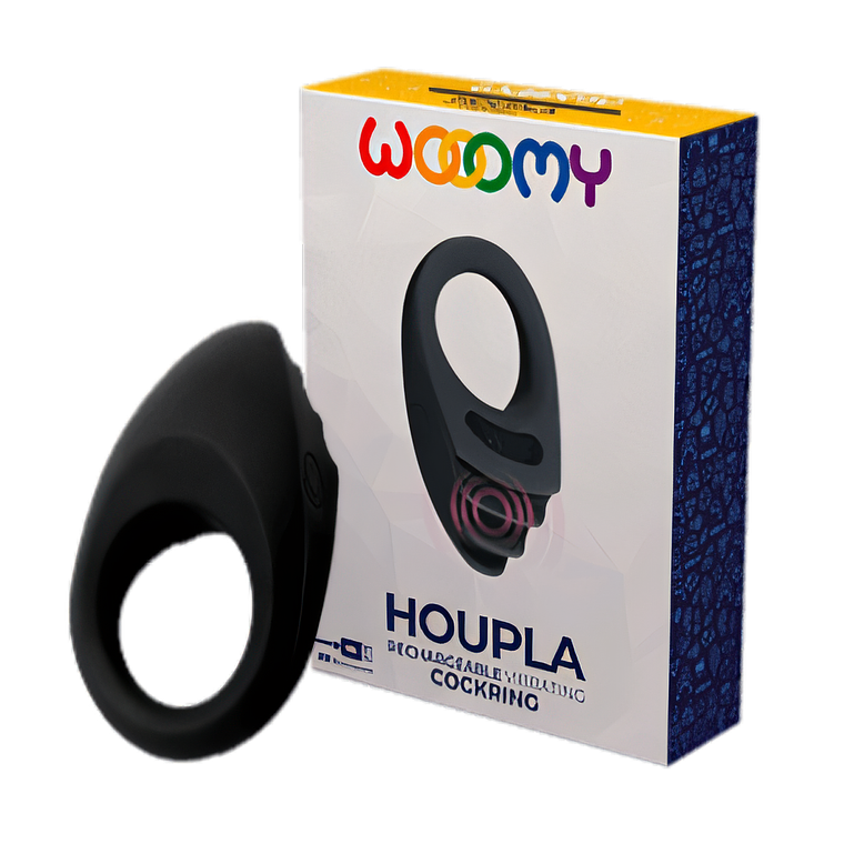 Anillo Vibrador Houpla: Potencia y Placer Recargable 🔥 2