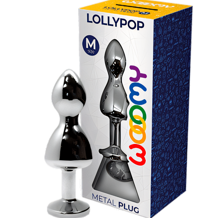 Plug Anal Metálico Wooomy Lollypop 2