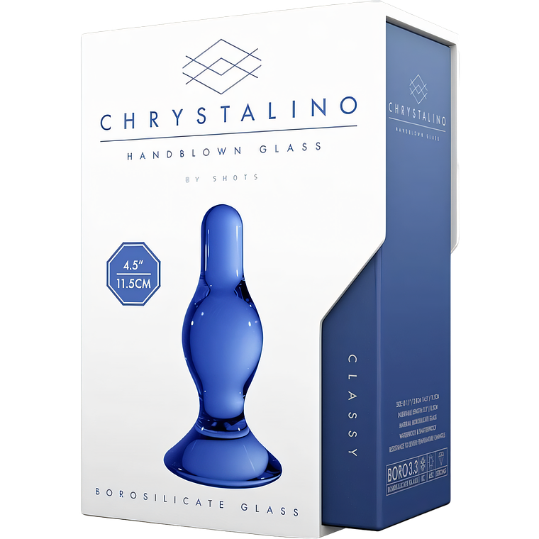 Plug Anal Chrystalino Classy Blue: Una Joya de Placer 2
