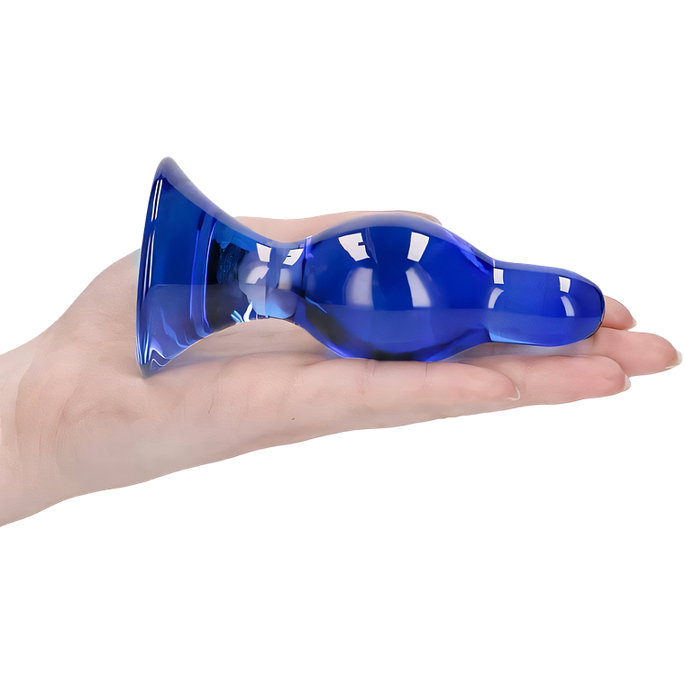Plug Anal Chrystalino Classy Blue: Una Joya de Placer 3