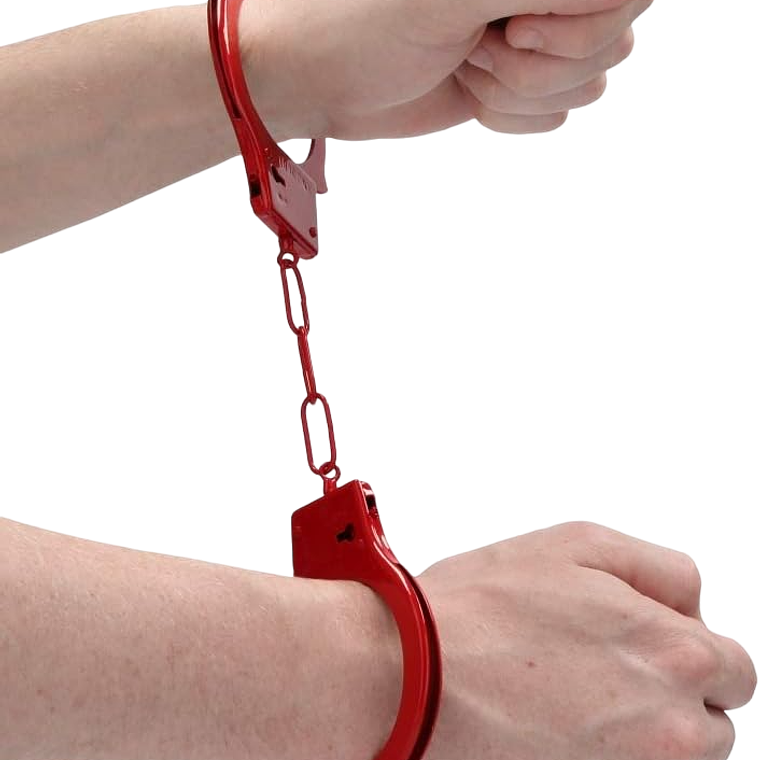 Esposas Metálicas Rojas: Seguridad y Diversión 2