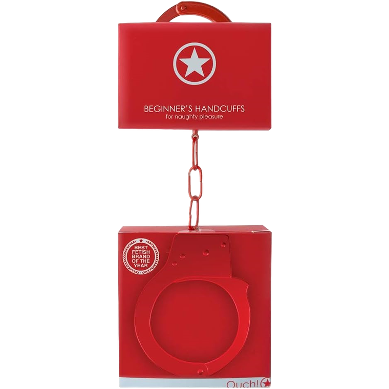 Esposas Metálicas Rojas: Seguridad y Diversión 3