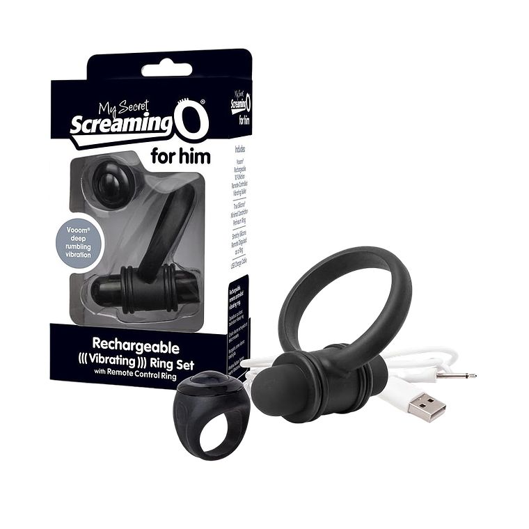 Anillo Vibrador Recargable - Estimulación Masculina con Control Remoto 2