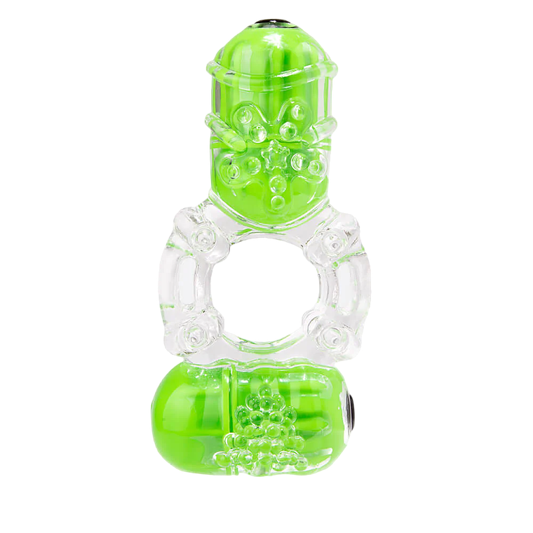 Anillo Vibrador Big O2 - Doble Estimulación y Placer Compartido 4
