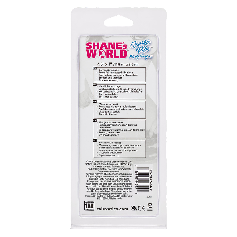 Sparkle Vibe Rosado - Vibrador Compacto y Discreto para Principiantes 5