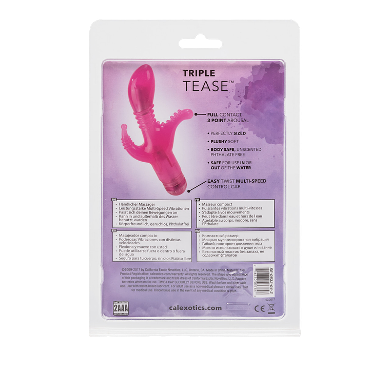 Triple Tease™ Vibe - Vibrador con Estimuladores Múltiples 5
