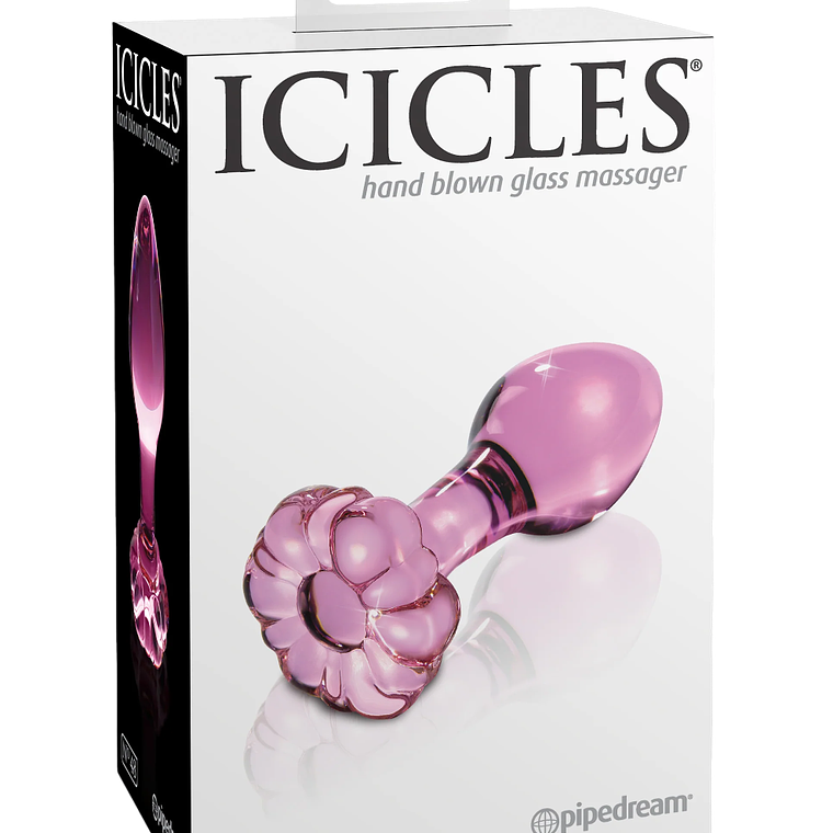 Plug Anal de Vidrio Icicles N.º48 2