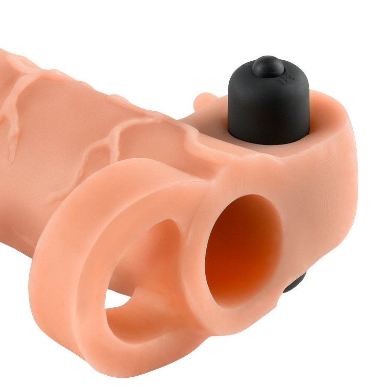 Fantasy X-tensions - Extensión Vibrante para el Pene - Placer Instantáneo 4