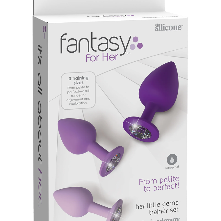 ¡Siente la Pasión con el Set de Plugs Anales Fantasy For Her! 1