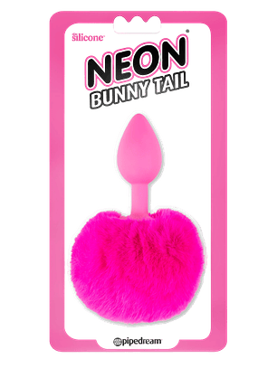 Plug Anal Bunny Tail Neon: Placer y Diversión