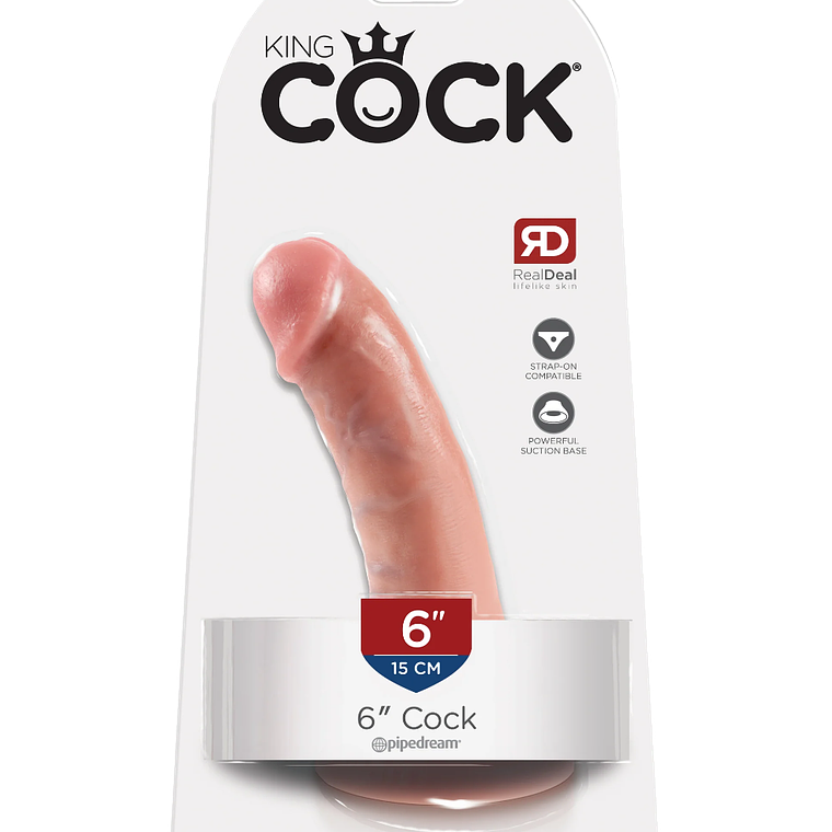 Dildo King Cock de 6¨ con Ventosa 1