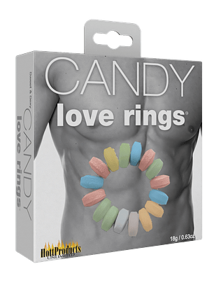 Anillo Peneano Comestible Candy Ring - Paquete de 3 Unidades