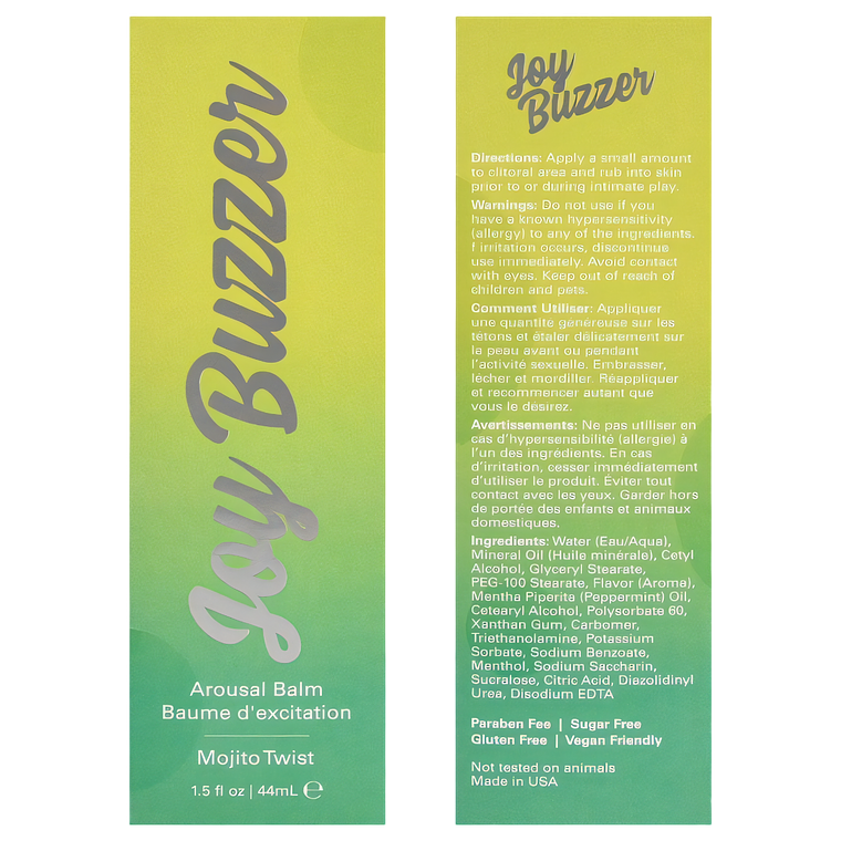 Bálsamo para la Excitación del Clítoris Mojito Twist - Refrescante y Besable 3