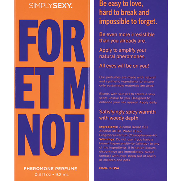 SIMPLY SEXY Perfume de Feromonas: Forget Me Not 3