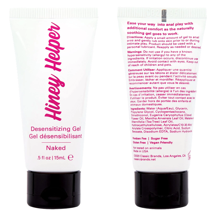 Gel Desensibilizante Anal Hiney - Confort y Relajación en el Juego Anal 2
