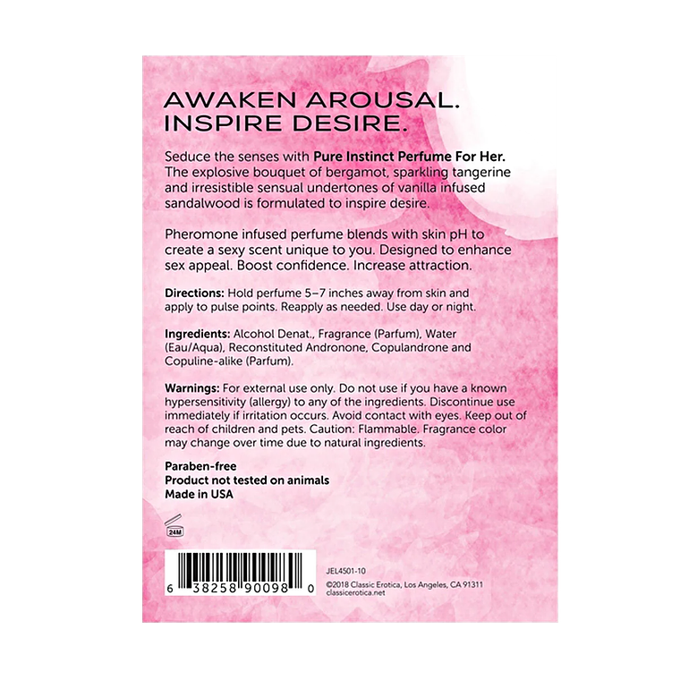 Fragancia Femenina con Feromonas Pure Instinct: Seductora y portátil  3