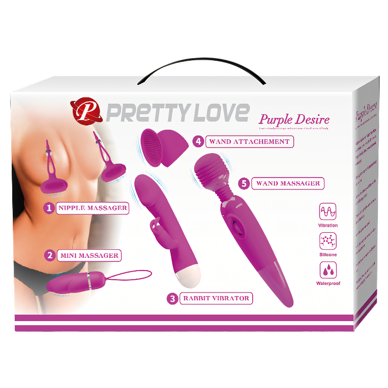 Juego De Vibradores Masajeadores Estimulante 5pcs  1