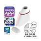 Succionador y Vibrador: Love Triangle de Satisfyer - Miniatura 1