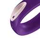 Satisfyer Double Plus: Vibrador para Parejas con 10 Modos de Vibración | Black Mask Chile - Miniatura 4