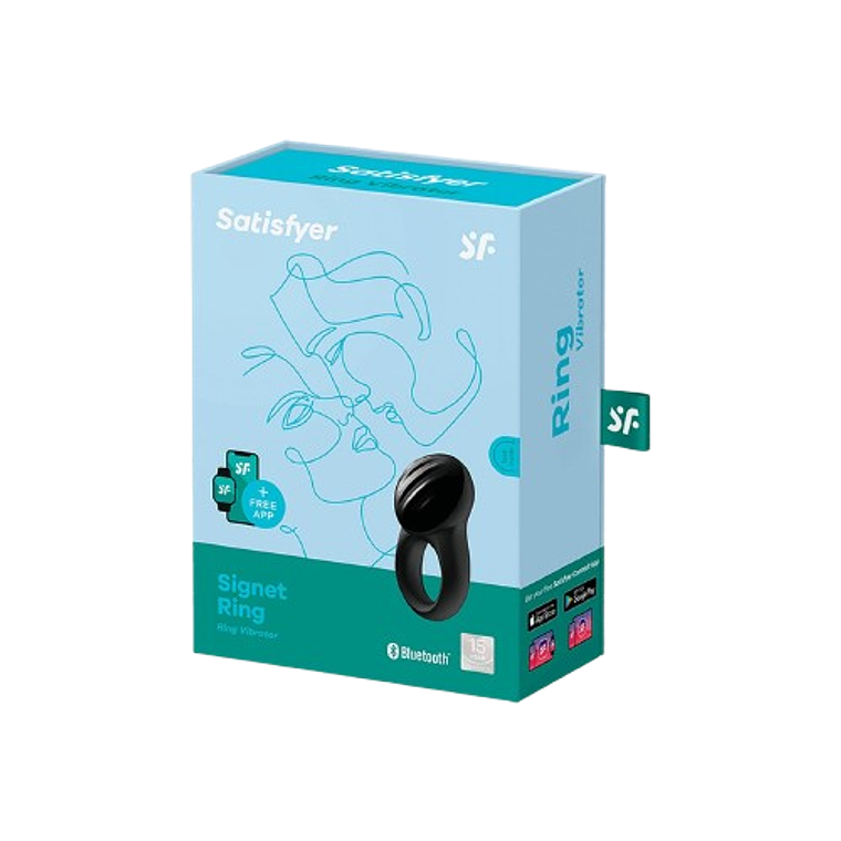Satisfyer Signet Ring 🔥 Anillo vibrador con app | Black Mask 2