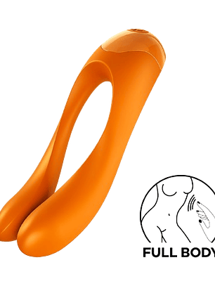 Satisfyer Candy Cane 🎯 Vibrador de dedo versátil | Sex Shop Black Mask