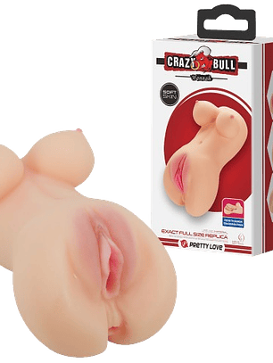 Masturbador Realístico Hannah | Doble Entrada y Textura Suave