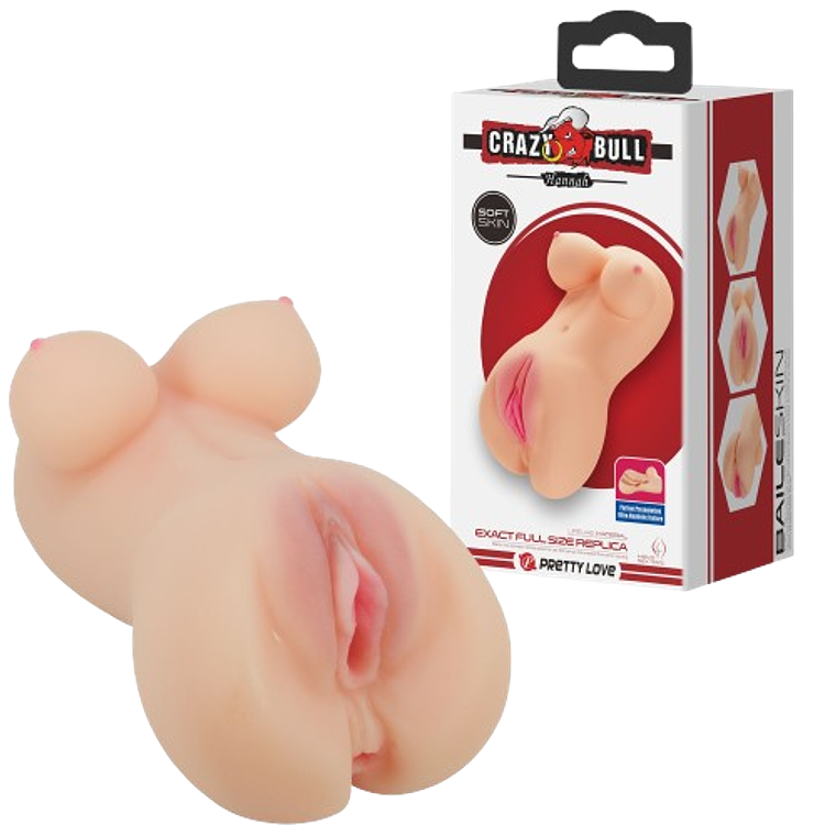 Masturbador Realístico Hannah | Doble Entrada y Textura Suave 1