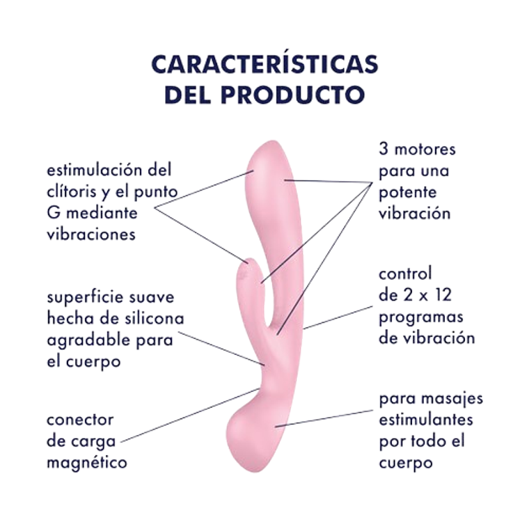 Satisfyer Triple Oh | Sex Shop Black Mask 5