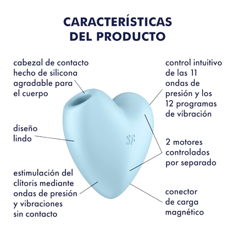 Satisfyer Cutie Heart ❤️ | Sex Shop Black Mask 4