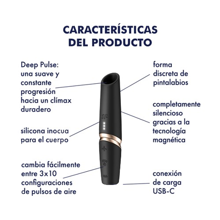 Satisfyer Perfect Kiss 💋 | Sex Shop Black Mask 4