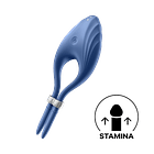 Satisfyer Duelist 🔥 Anillo vibrador ajustable para hombres | Black Mask 1