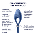 Satisfyer Duelist 🔥 Anillo vibrador ajustable para hombres | Black Mask 5