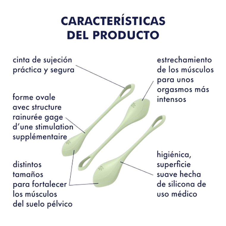 Satisfyer Yoni Power 2 🧘‍♀️ 3 pesos diferentes | Sex Shop Black Mask 5