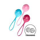 Satisfyer Strengthening Balls 🎯 3 pesos progresivos | Sex Shop Black Mask 1