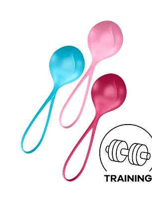 Satisfyer Strengthening Balls 🎯 3 pesos progresivos | Sex Shop Black Mask