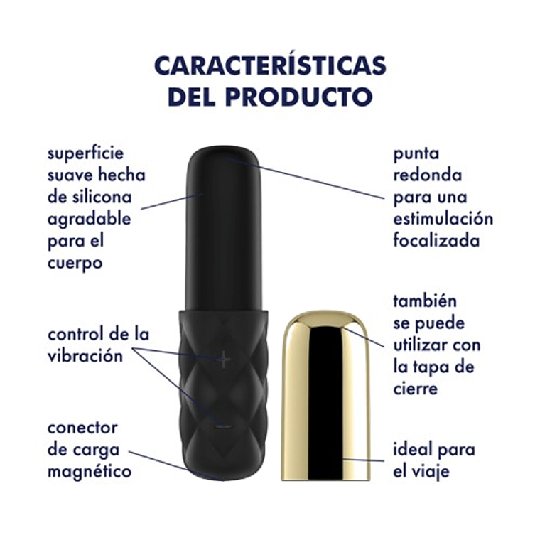 Satisfyer Sparkling Darling 💎 Vibrador compacto y potente | Sex Shop Black Mask 5