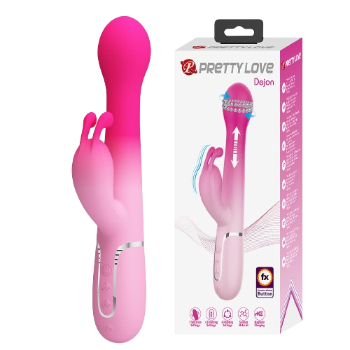 Pretty Love Dejon 3-in-1 Rabbit – Vibrador Multifunción 1