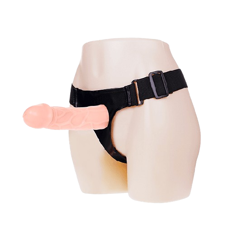 Arnés con Dildo Hueco 1