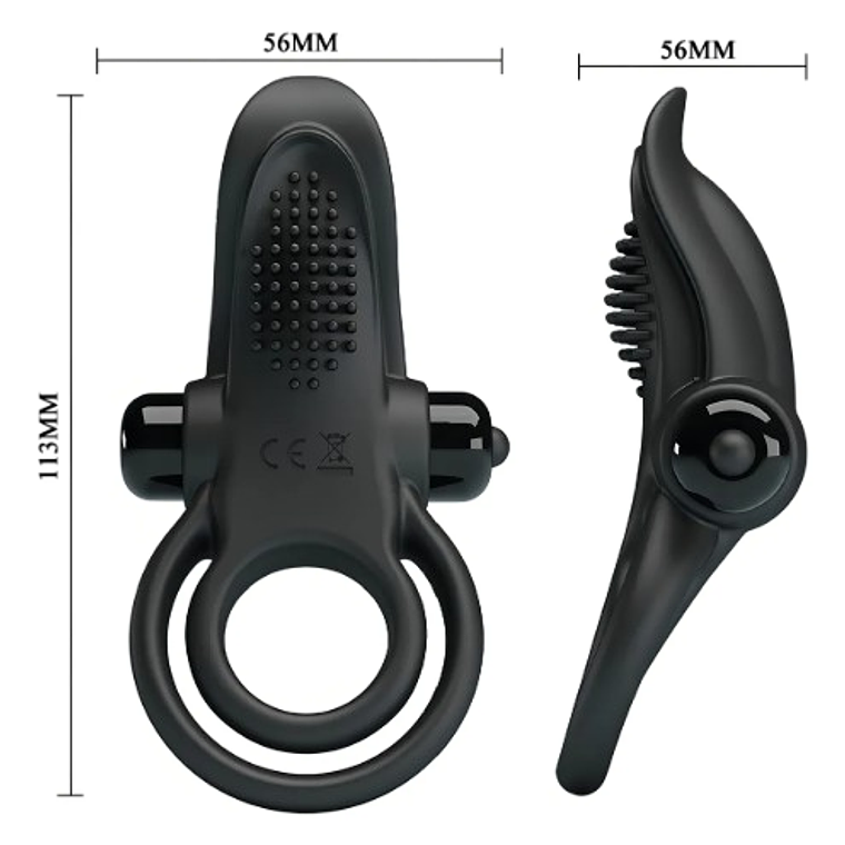 Delfín – Anillo Vibrador Doble  5