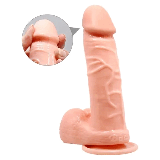 Dildo Brave Man PVC base de succión 6