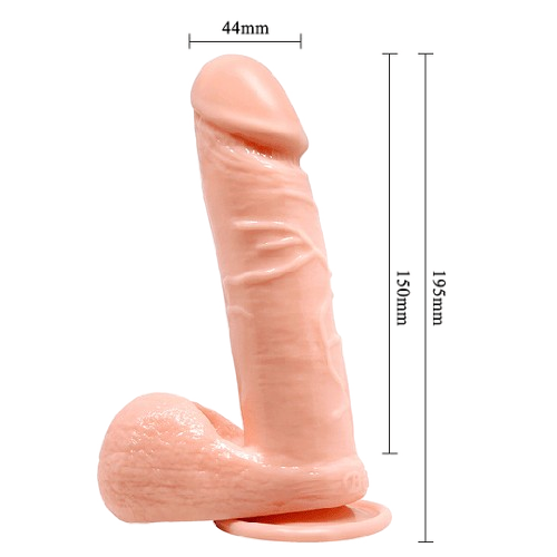 Dildo Brave Man PVC base de succión 7