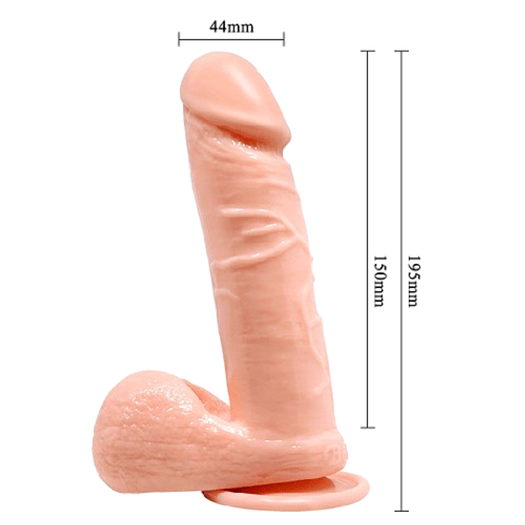 Dildo Brave Man PVC base de succión 7
