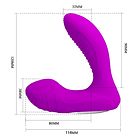 Vibrador Lilian – Anal/Dual con Función de Calor 6