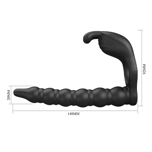 Anillo Vibrador Doble Penetración Blackney 4