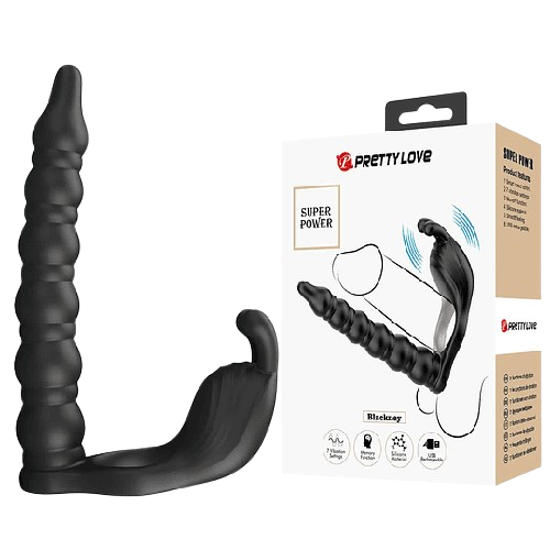 Anillo Vibrador Doble Penetración Blackney 1