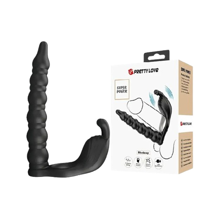 Anillo Vibrador Doble Penetración Blackney 1