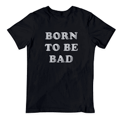 Polera "BORN TO BE BAD" Joan Jett