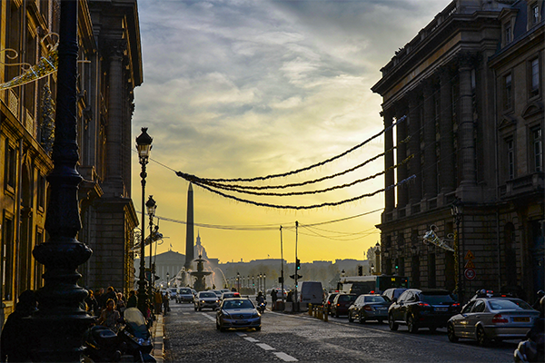 Atardecer en París