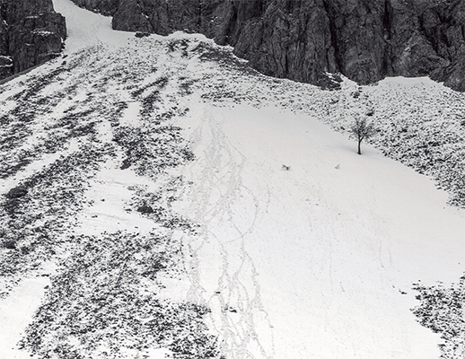 Blanca nieve roca negra